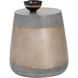 Aries 16 X 15 inch Gold Outdoor End Table